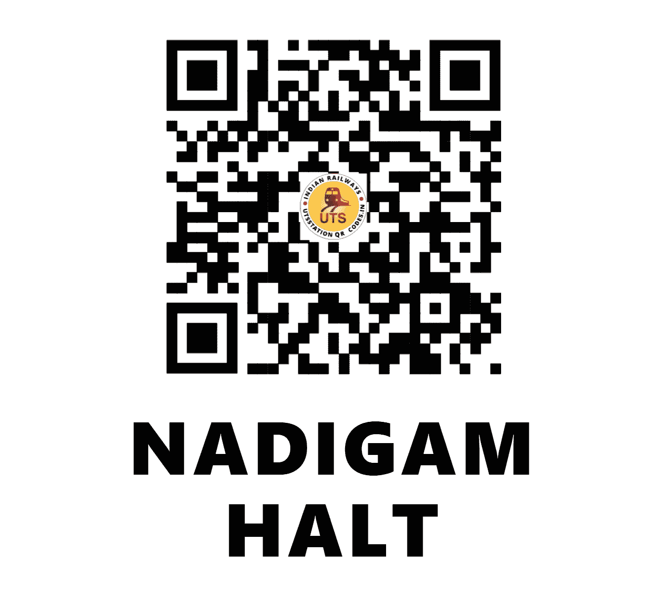 UTS QR Code for NADIGAM HALT - NDAM (NR - JAMMU AND KASHMIR)